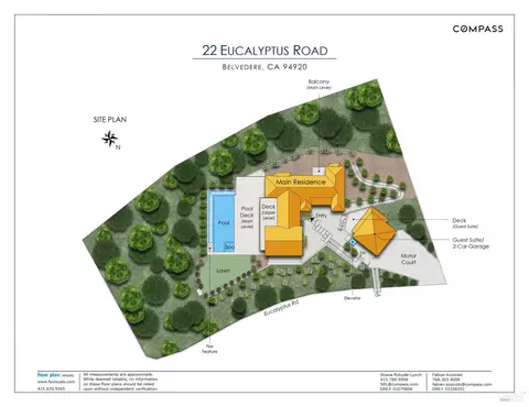 Floorplan - 22 Eucalyptus Rd, Belvedere, CA 94920 photo 3 of 3