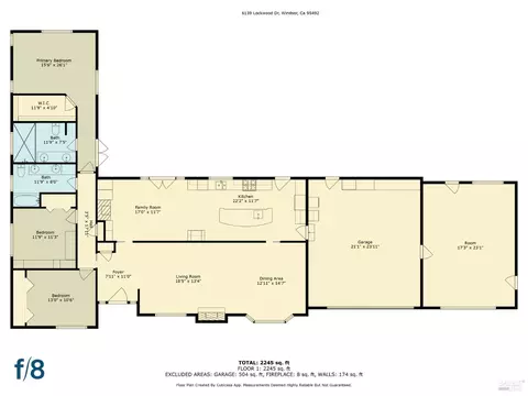 Floorplan - 6139 Lockwood Dr, Windsor, CA 95492 photo 1 of 1
