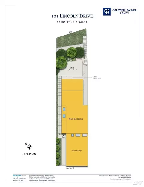 Floorplan - 101 Lincoln Dr, Sausalito, CA 94965 photo 2 of 2