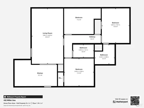 Floorplan - 432 Miller Ave, Vallejo, CA 94591 photo 1 of 1