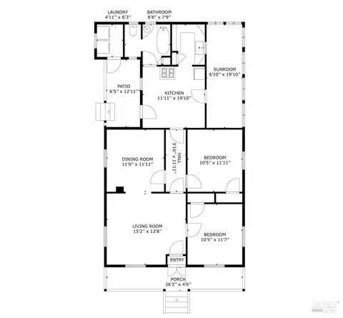 Floorplan - 527 Kentucky St, Vallejo, CA 94590 photo 2 of 2
