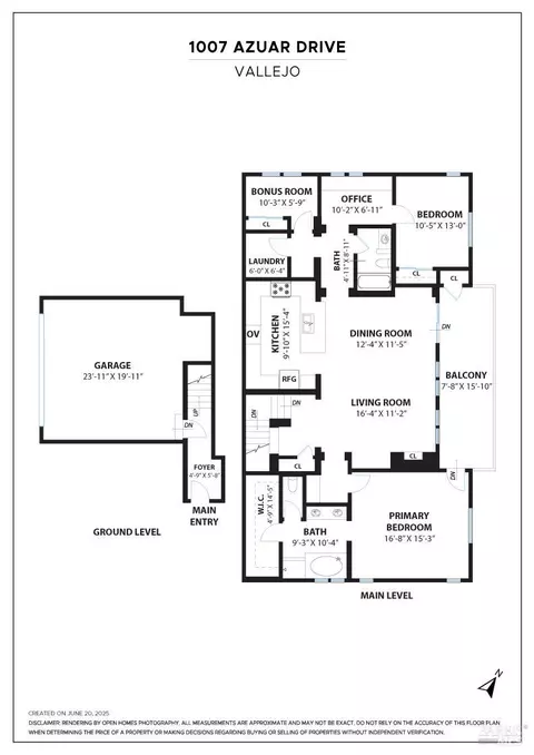Floorplan - 1007 Azuar Dr, Vallejo, CA 94592 photo 2 of 2