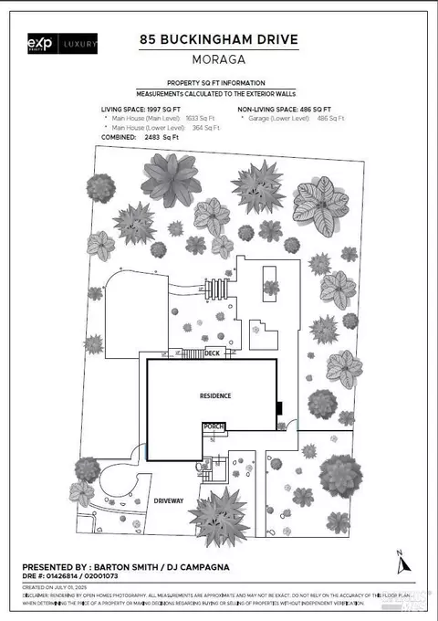 Floorplan - 85 Buckingham Dr, Moraga, CA 94556 photo 2 of 2