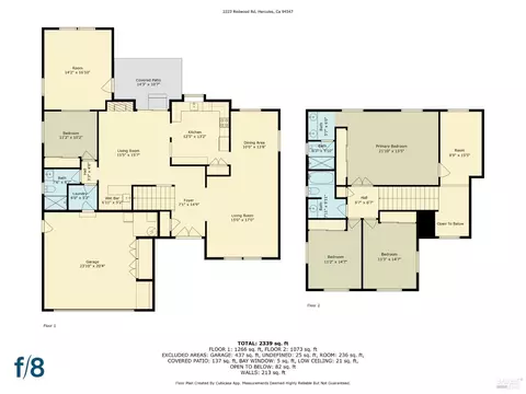 Floorplan - 2223 Redwood Rd, Hercules, CA 94547 photo 1 of 1
