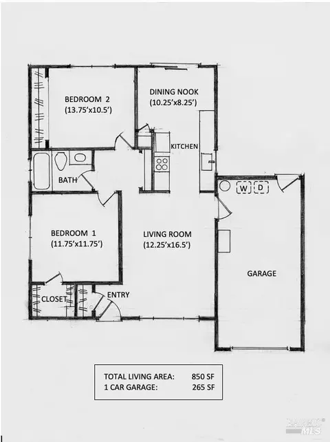 Floorplan - 476-478 Lincoln Ave, Cotati, CA 94931 photo 2 of 2