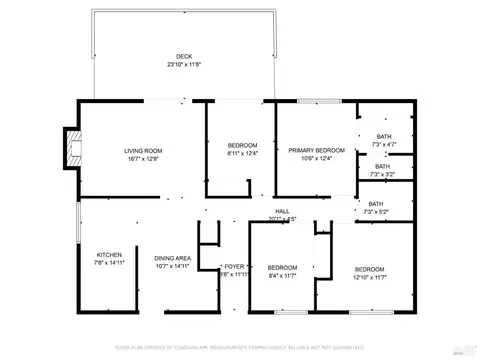 Floorplan - 425 Gonzaga Ave, Vallejo, CA 94589 photo 1 of 1