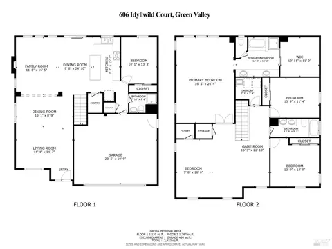 Floorplan - 606 Idyllwild Ct, Fairfield, CA 94534 photo 1 of 1