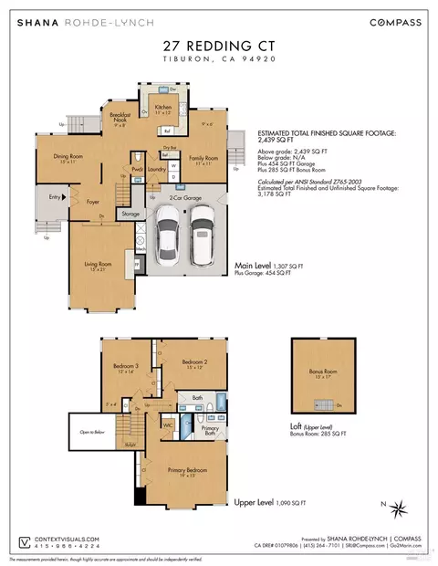 Floorplan - 27 Redding Ct, Tiburon, CA 94920 photo 1 of 2