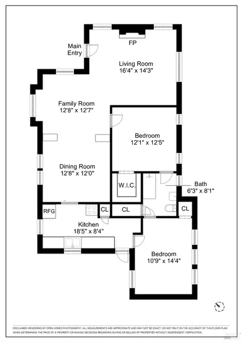 Floorplan - 1132 Willow St, Martinez, CA 94553 photo 1 of 1