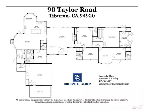 Floorplan - 90 Taylor Rd, Tiburon, CA 94920 photo 1 of 2