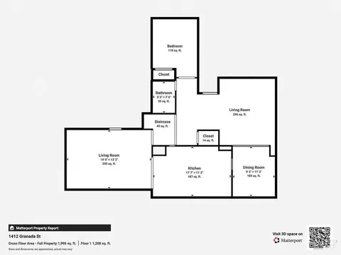 Floorplan - 1412 Granada St, Vallejo, CA 94591 photo 2 of 2