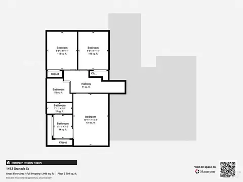 Floorplan - 1412 Granada St, Vallejo, CA 94591 photo 1 of 2