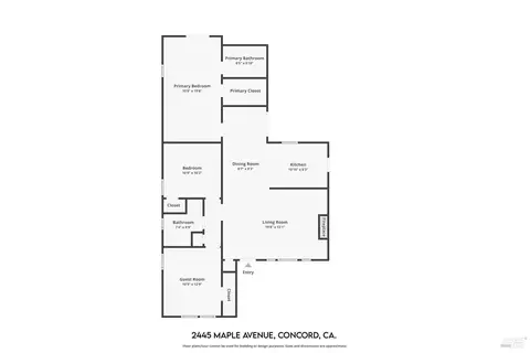 Floorplan - 2445 Maple Ave, Concord, CA 94520 photo 1 of 1