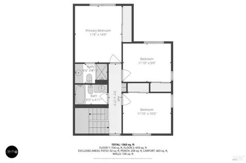 Floorplan - 2 Fielding Cir, Mill Valley, CA 94941 photo 3 of 5
