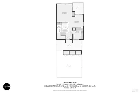 Floorplan - 2 Fielding Cir, Mill Valley, CA 94941 photo 2 of 5