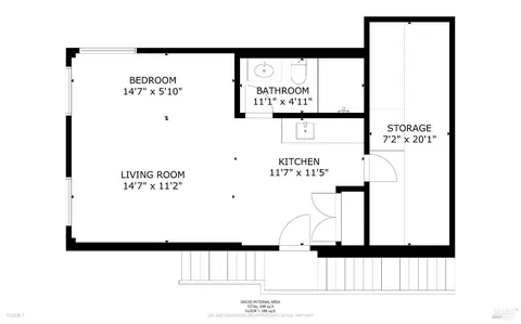 Floorplan - 205 Elinor Ave, Mill Valley, CA 94941 photo 3 of 3