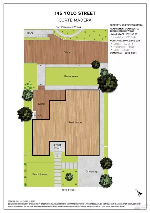Floorplan - 145 Yolo St, Corte Madera, CA 94925 photo 2 of 2