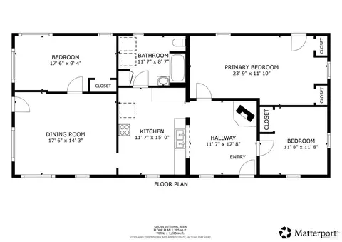 Floorplan - 309 E Valley St, Willits, CA 95490 photo 1 of 1