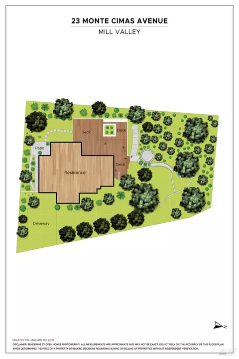 Floorplan - 23 Monte Cimas Ave, Mill Valley, CA 94941 photo 2 of 2