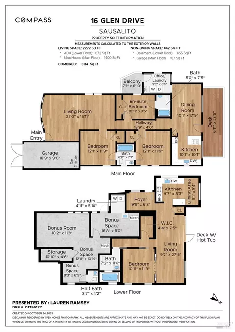 Floorplan - 16 Glen Dr, Sausalito, CA 94965 photo 1 of 1