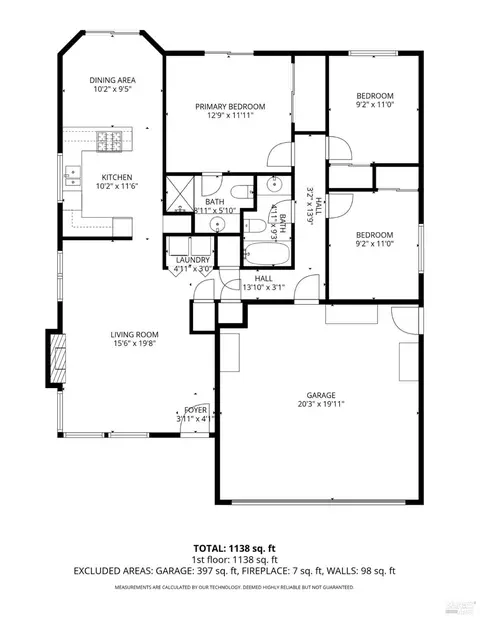 Floorplan - 1256 Pear Tree Ln, Napa, CA 94558 photo 1 of 1