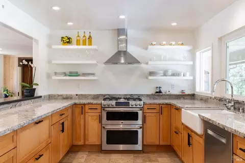 Kitchen - 601 Rossi Rd, Saint Helena, CA 94574 photo 4 of 7