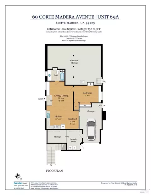 Floorplan - 69 Corte Madera Ave, Corte Madera, CA 94925 photo 3 of 4