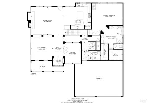 Floorplan - 2664 Avocet Ln, Vallejo, CA 94591 photo 2 of 3