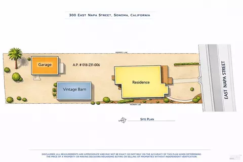 Floorplan - 300 E Napa St, Sonoma, CA 95476 photo 2 of 2