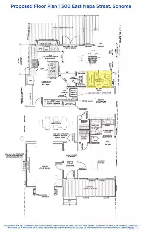 Floorplan - 300 E Napa St, Sonoma, CA 95476 photo 1 of 2