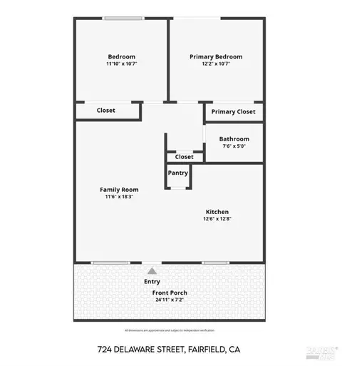 Floorplan - 724 Delaware St, Fairfield, CA 94533 photo 1 of 1