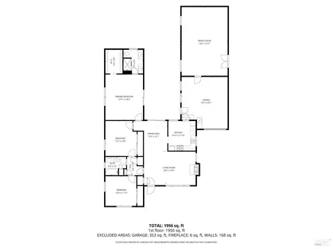 Floorplan - 233 Dechene Ave, Sonoma, CA 95476 photo 1 of 1