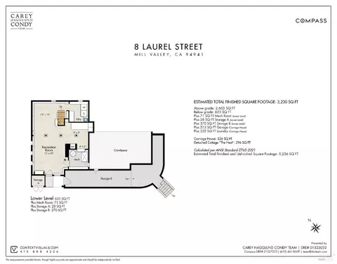 Floorplan - 8 Laurel St, Mill Valley, CA 94941 photo 3 of 4