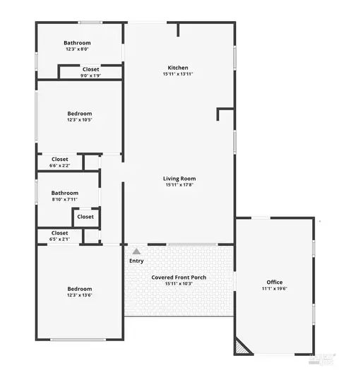 Floorplan - 20095 River Blvd, Monte Rio, CA 95462 photo 1 of 1