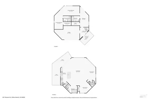 Floorplan - 557 Oceana Dr, Dillon Beach, CA 94929 photo 1 of 1