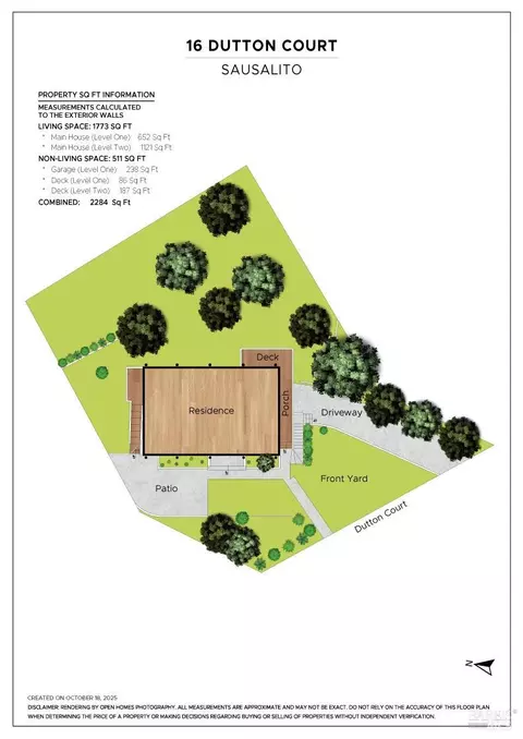 Floorplan - 16 Dutton Ct, Sausalito, CA 94965 photo 1 of 2