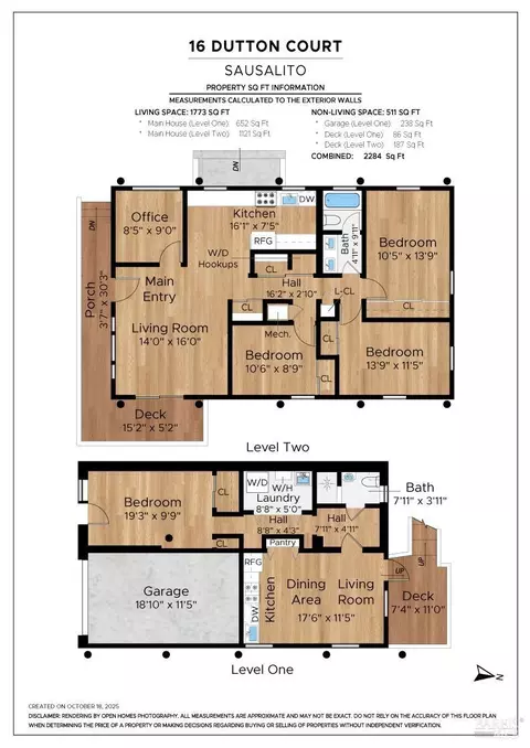 Floorplan - 16 Dutton Ct, Sausalito, CA 94965 photo 2 of 2