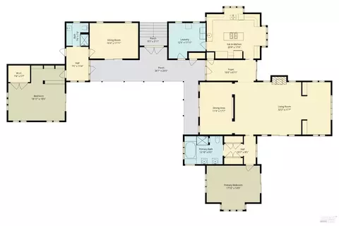 Floorplan - 2045 Muniz Ranch Rd, Jenner, CA 95450 photo 1 of 1
