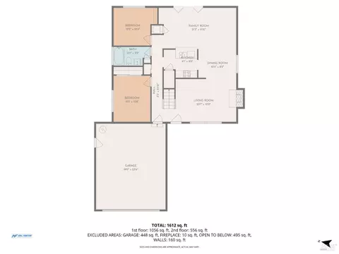 Floorplan - 156 Stanford Dr, Vallejo, CA 94589 photo 1 of 3
