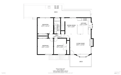 Floorplan - 439 Molino Ave, Mill Valley, CA 94941 photo 1 of 2