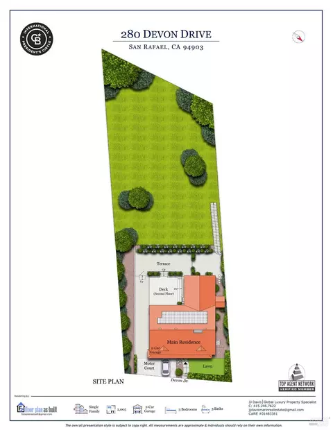 Floorplan - 280 Devon Dr, San Rafael, CA 94903 photo 2 of 2