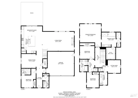 Floorplan - 8248 Honor Pl, Cotati, CA 94931 photo 1 of 1