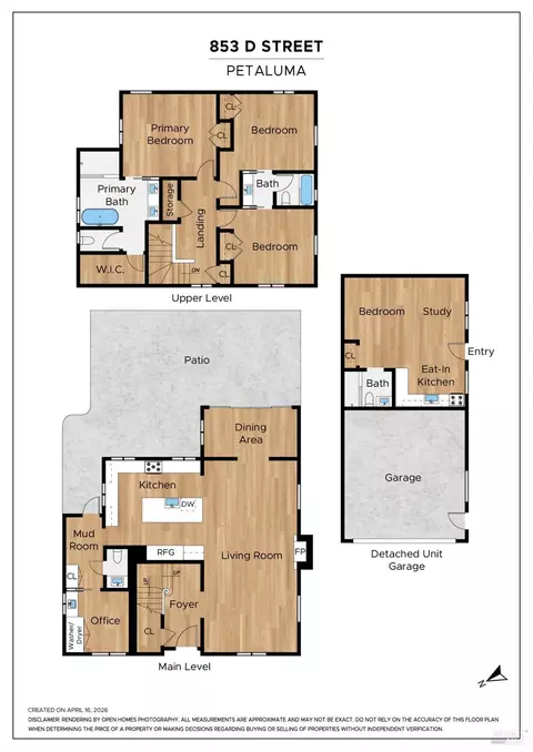 Floorplan - 853 D St, Petaluma, CA 94952 photo 1 of 1