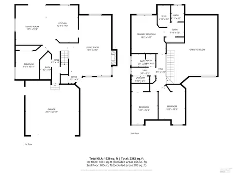 Floorplan - 105 William Cir, Cloverdale, CA 95425 photo 1 of 1