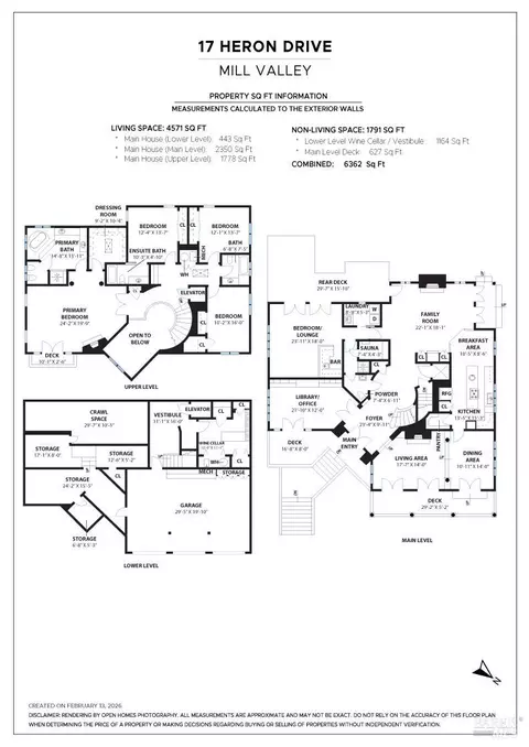 Floorplan - 17 Heron Dr, Mill Valley, CA 94941 photo 1 of 2
