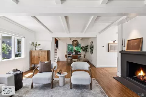 Living - 473 Montecito Ave, Corte Madera, CA 94925 photo 3 of 3