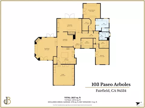 Floorplan - 103 Paseo Arboles, Fairfield, CA 94534 photo 1 of 1