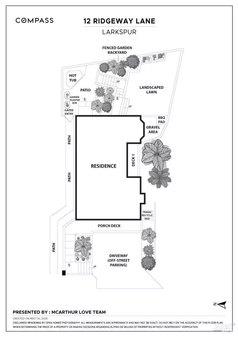 Floorplan - 12 Ridgeway Ln, Larkspur, CA 94939 photo 2 of 2