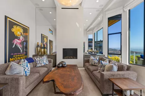 Living - 616 Ridge Rd, Tiburon, CA 94920 photo 5 of 10