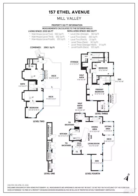 Floorplan - 157 Ethel Ave, Mill Valley, CA 94941 photo 1 of 1